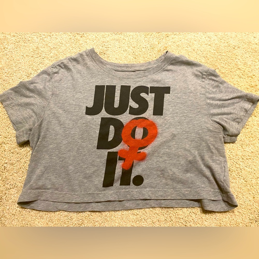 Nike cropped t-shirt - oversized tee